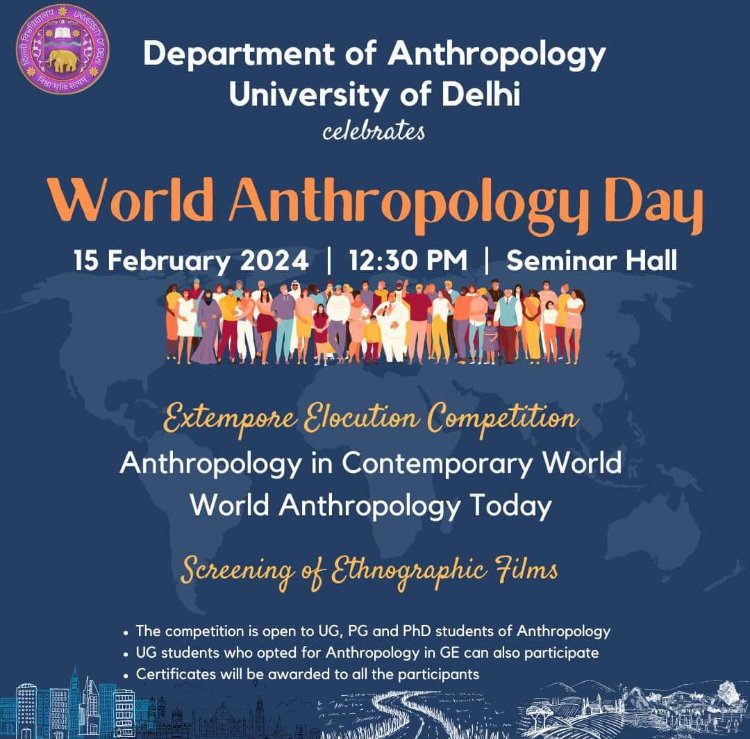 Extempore Elocution Competition on World Anthropology Day