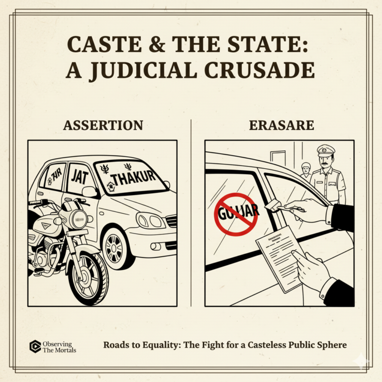 The Caste Sticker and the State: A Court’s Crusade Against Everyday Prejudice