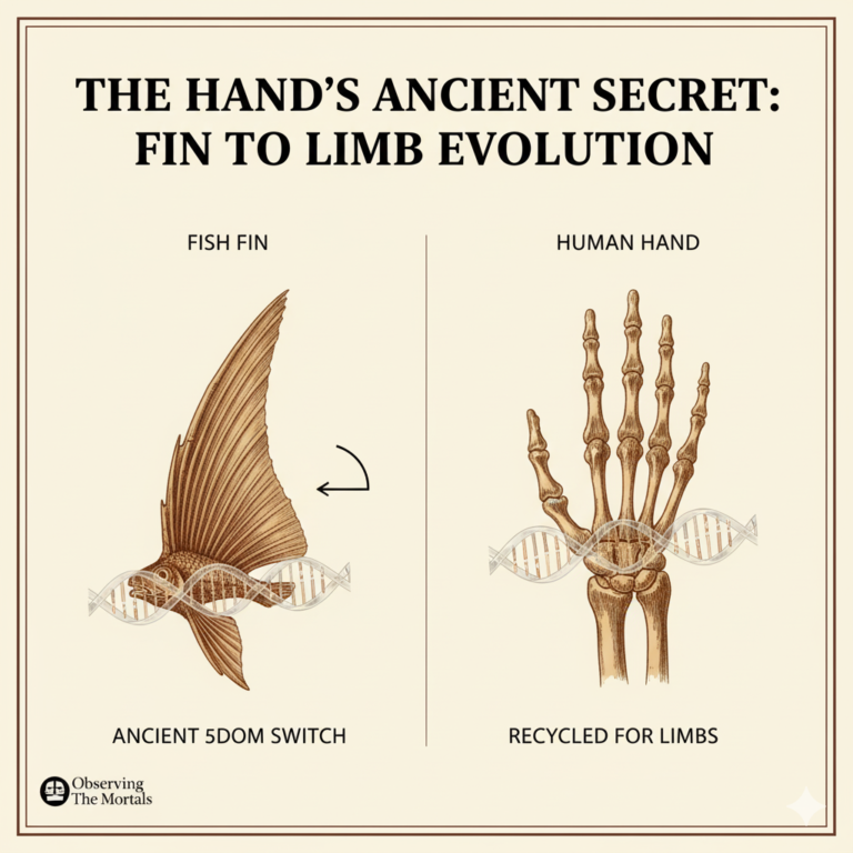 The Hand’s Ancient Secret: How a Fin’s Old Genes Were Recycled to Build Our Limbs
