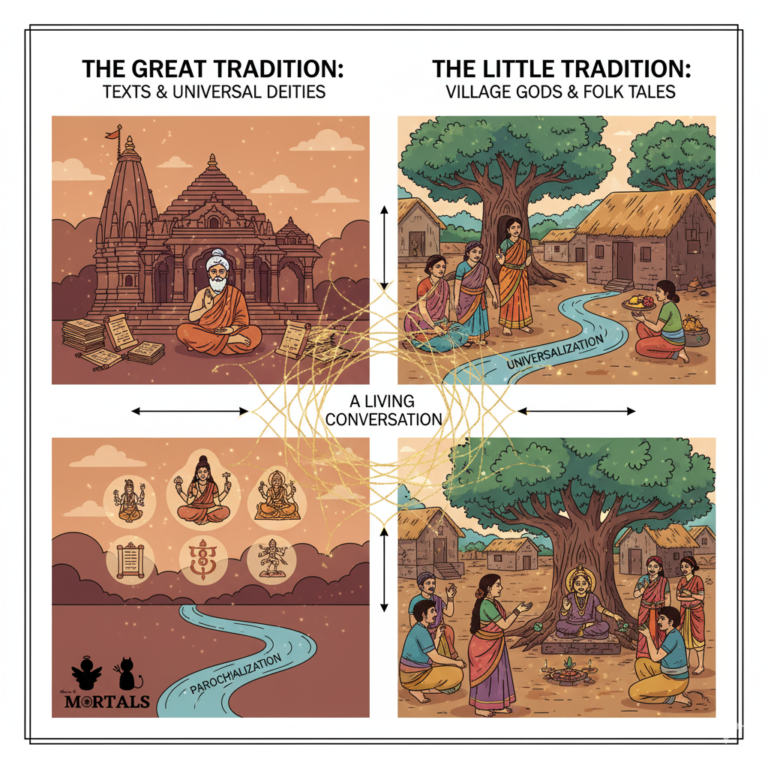 The Great Indian Conversation: How Village Deities and Sacred Texts Shape Each Other