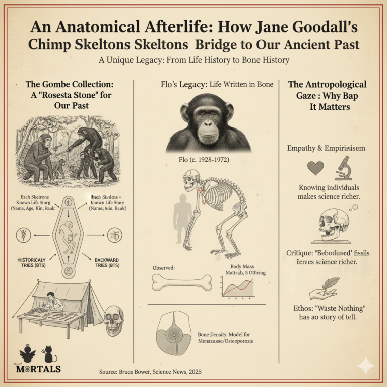 An Anatomical Afterlife: How Jane Goodall’s Chimp Skeletons Bridge the Gap to Our Ancient Past