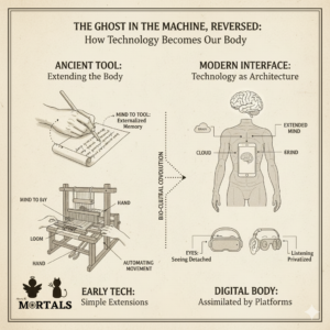 The Ghost in the Machine, Reversed: How Technology Becomes Our Body