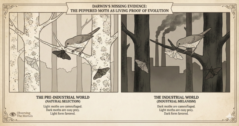 Darwin’s Missing Evidence: How the Peppered Moth Became a Living Proof of Evolution