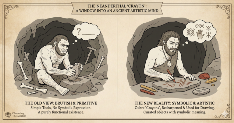 More Than a Tool: How Neanderthal “Crayons” Reveal an Ancient Artistic Mind